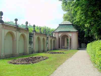 Hofgarten in Eichstätt im Altmühltal