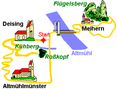 Erlebnisweg Roßkopfsteig in Riedenburg im Altmühltal